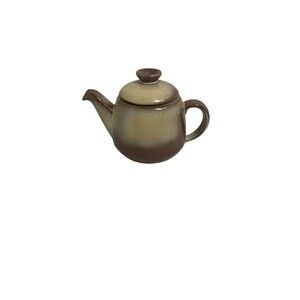 Frankoma - Vintage- 6 3/8 Inch 5 Cup Teapot- Plainsman Brown- Fast Shipping